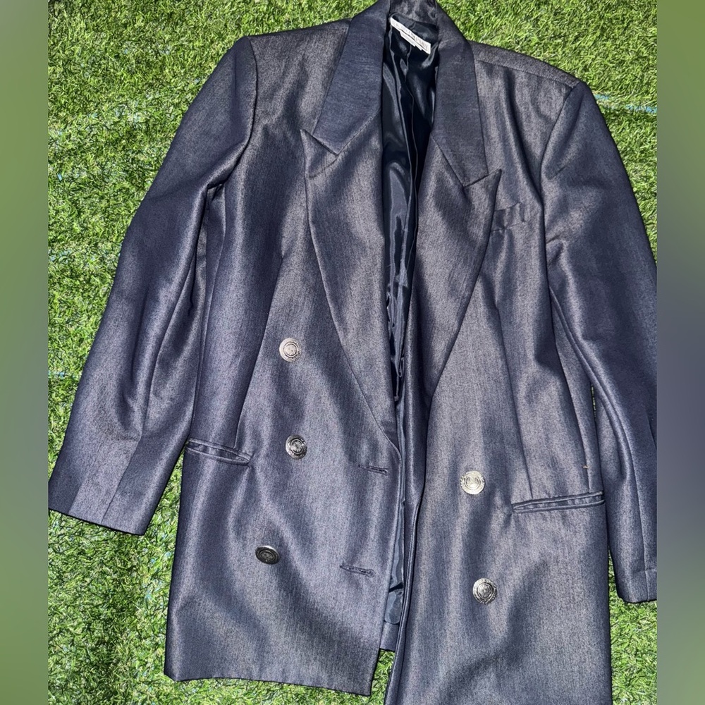 SK & Company Navy Blouse